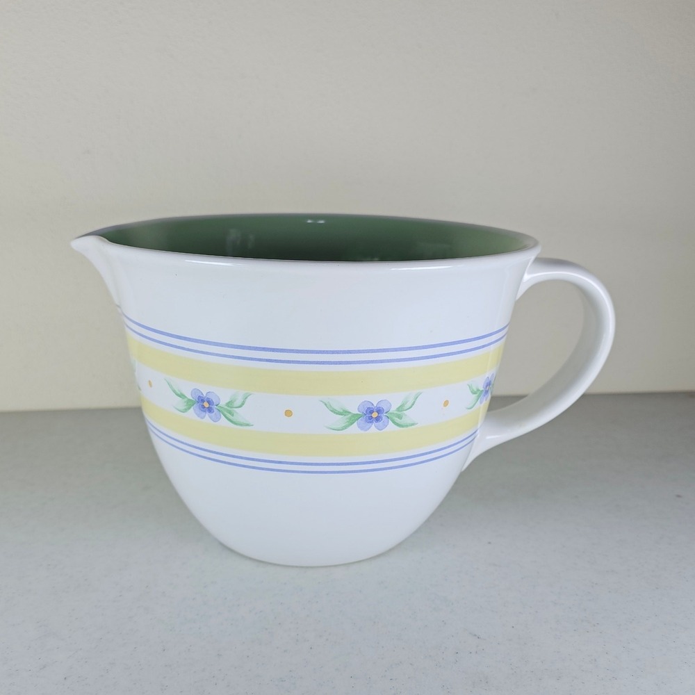 Pfaltzgraff Summer Breeze Large Mixing/Batter Bowl/Pitcher floral print